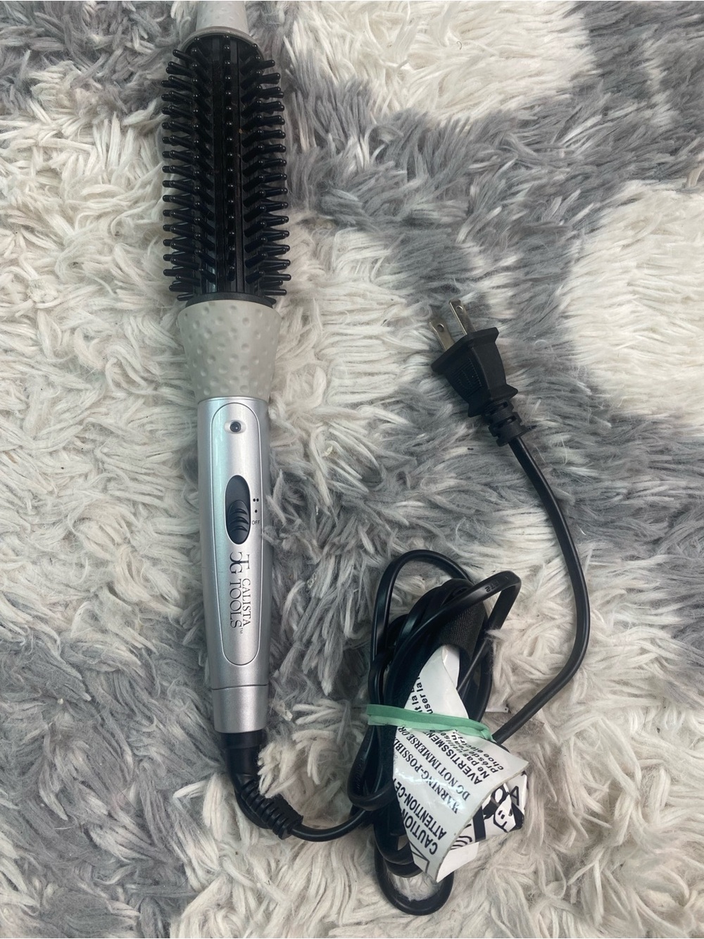 Calista Tools Perfecter 1" Hot Curling Iron Heated Round Brush BRU1112